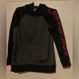 Calvin Klein Jeans Charcoal and Ebony Hoodie